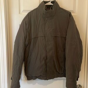 Weatherproof men’s XL jacket with inner fleece zipper coat